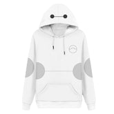 Unisex Big Hero 6 Hoodies Baymax Cosplay Hooded Sweatshirt Casual Streetwear Pullover Hoodie - INSWEAR